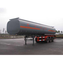 46000L Carbon Steel Q345 Tank Trailer for Chemical Fluid Delivery (HZZ9401GHYA1)